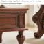 Table basse en bois massif avec rangement