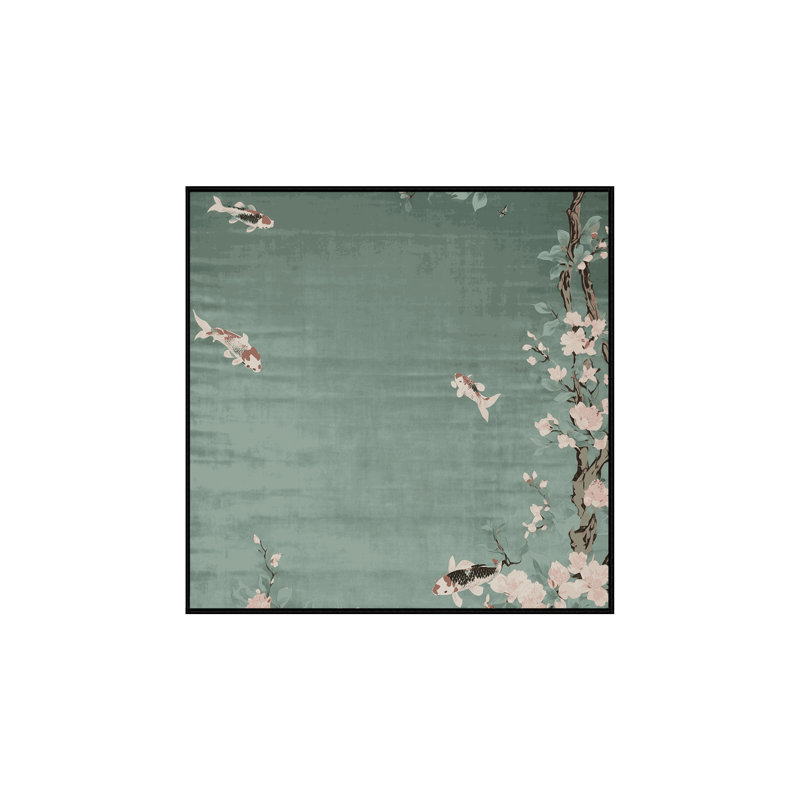 Tapis gris soyeux et moelleux, Carré 8 pi