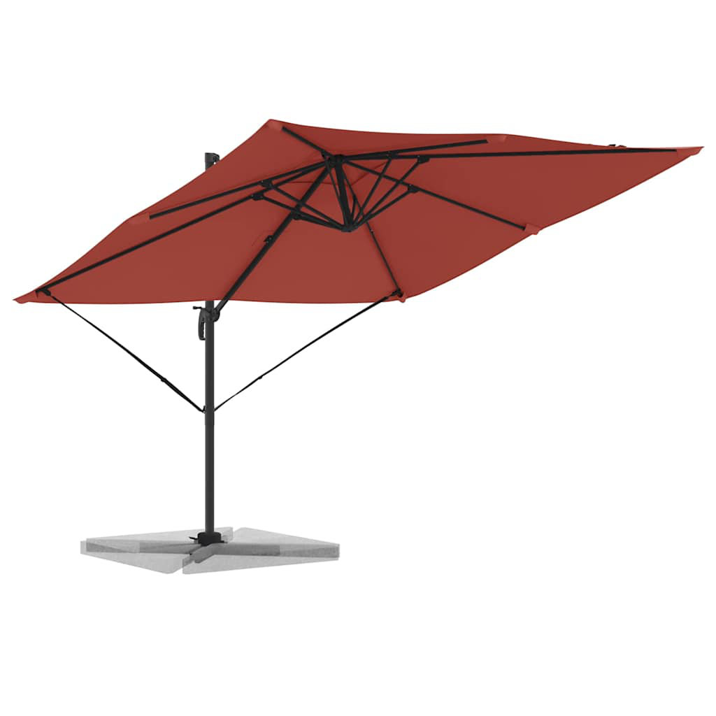 Cantilever Roma Parasol Green, Black 352 X 251 X 265 Cm