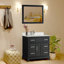 Ensemble de meuble-lavabo simple avec miroir 36 po Valor-1629462005