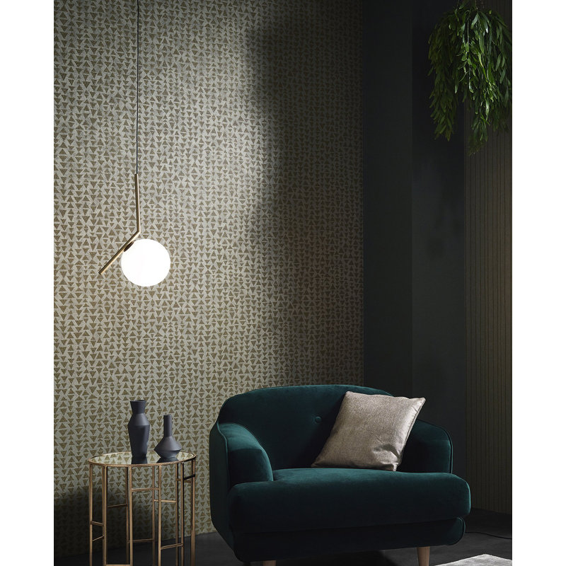 Purity 33cm x 70cm Wallpaper Roll, Green