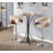 Amein Swivel Upholstered Adjustable Height Counter Stool-869642424
