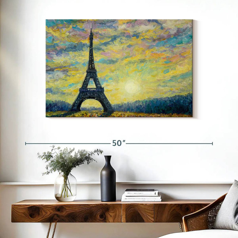 Lilie Eiffel Tower, 26" H x 39" W