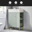 Meuble-lavabo simple 21,6 po, armoire combinée, meuble de rangement pour salle de bain, lavabo simple en céramique-151092428