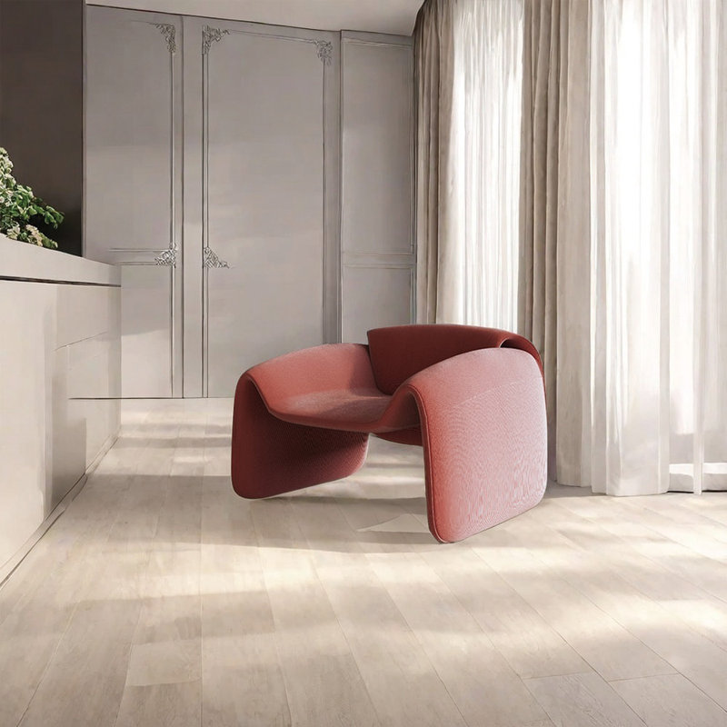 Fauteuil paresseux Internet, Microfibre rose / microsuède
