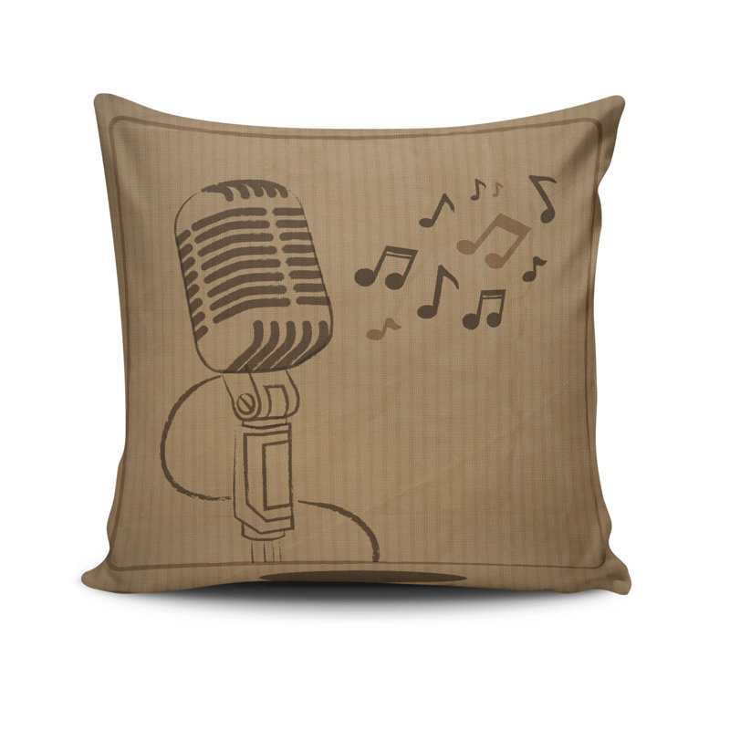 Housse de coussin décorative Ermando, 17 x 17 pouces, 50% coton / 50% polyester | Lavable à la machine à 104 ° F, repassable, fermeture à glissière dissimulée | Parfait pour le salon, la chambre à coucher et la décoration intérieure élégante