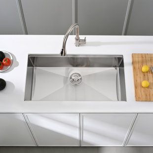 Évier de cuisine en acier inoxydable encastrable 36 po x l 19 po avec accessoires