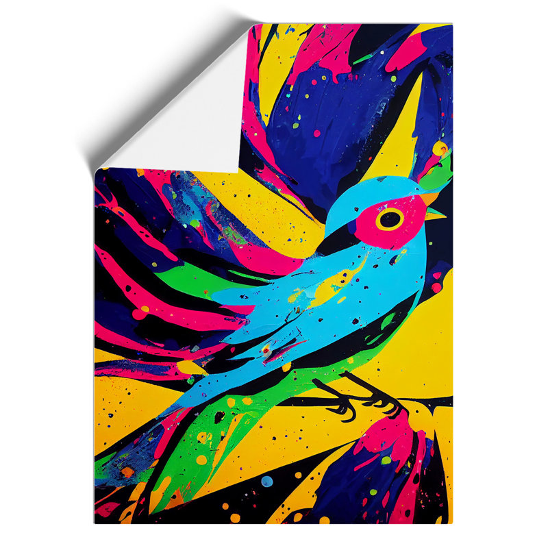 Bird Splash - Print, 59.4cm H x 42cm W, Paper, No Matte