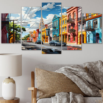 " City Charleston Popart II " 5 - Pieces
