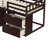 Heldreth Kids Twin Loft Bed with Drawers-1087352128