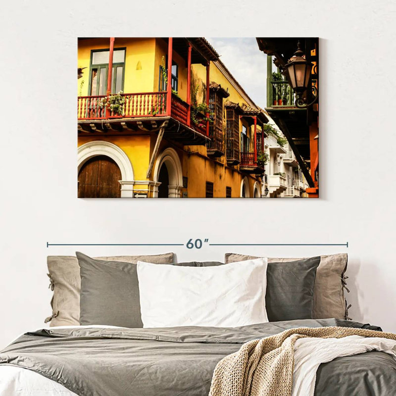 Lilie Maison Espagnole à Cartagena, H 32 po x l 48 po