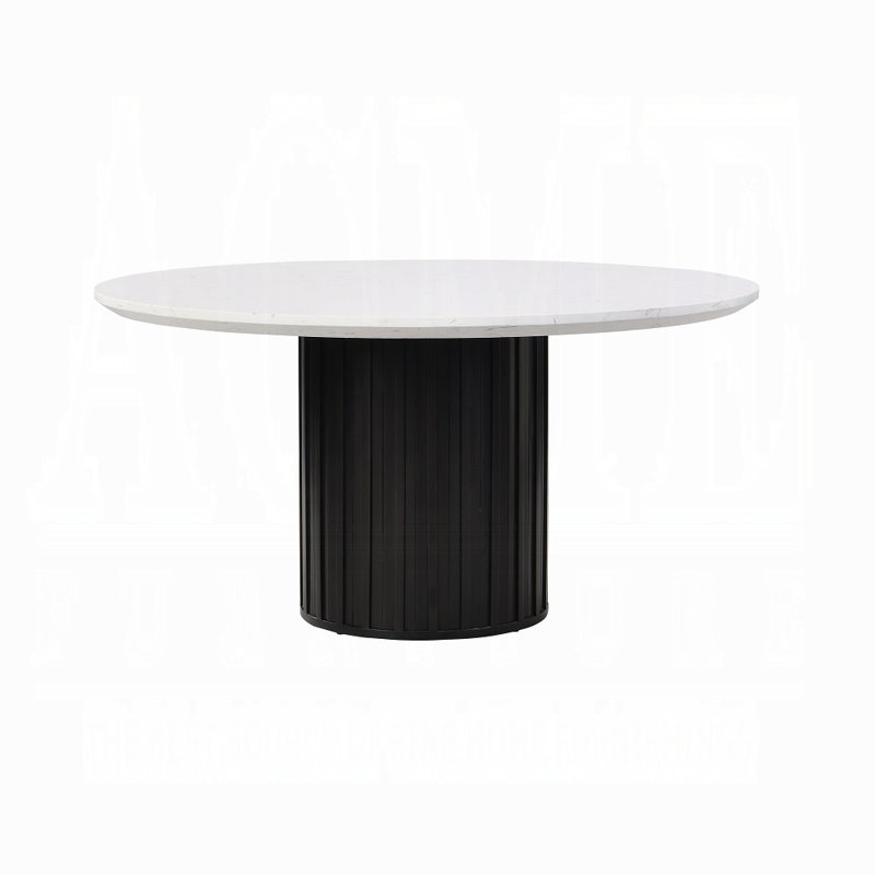 Jaramillo Round Dining Table W/Engineered Marble Top