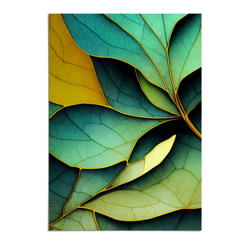 The Artsy Leaves - Print, Paper, 29.7cm H x 21cm W, No Matte