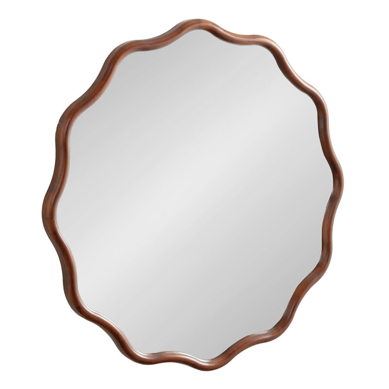 Miroir de salle de bain Melvina, Brun, 30" x 30"