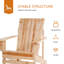 Chaise Adirondack en bois Abilene-1096682873