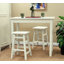 Classic Ivory 24 Inch Counter Stool with Built-In Footrest-1039827651
