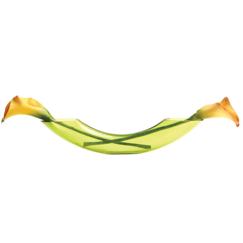 Glass Table Vase, Peridot