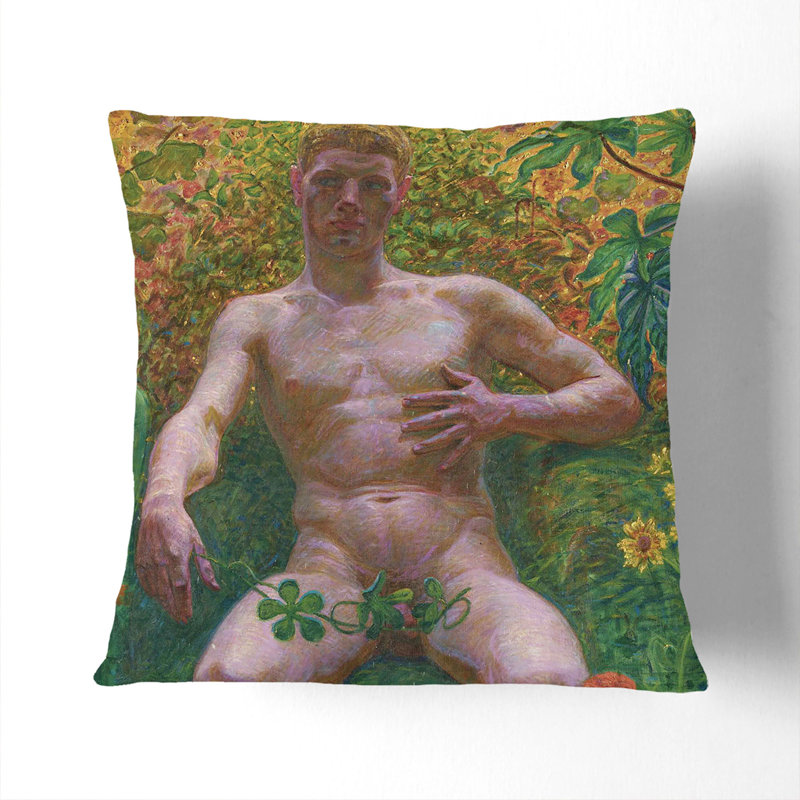 Square Cushion, Black, 40cm H x 40cm W x 15cm D
