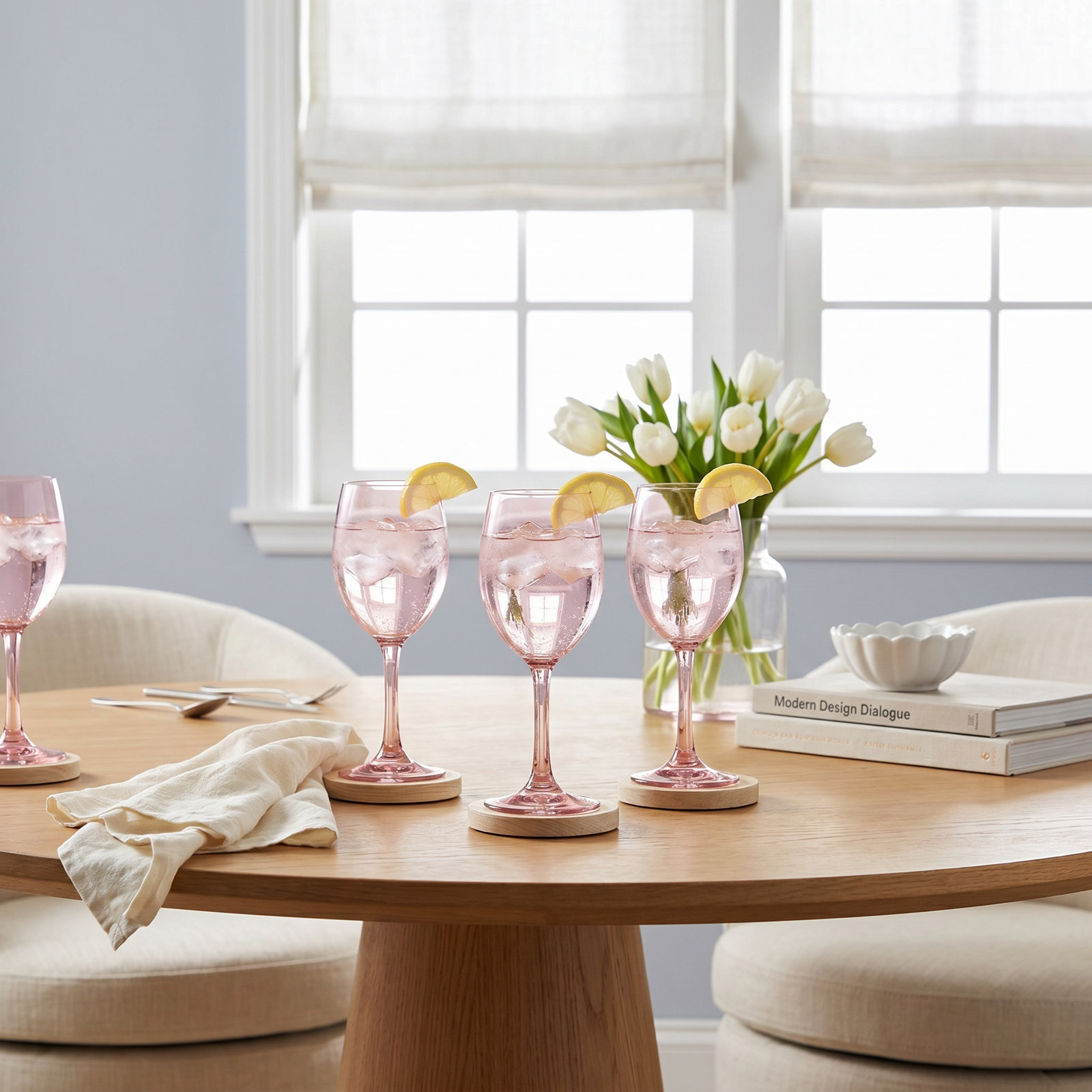 Veneto Crystal White Wine Glass, Ballet
