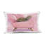 Coussin décoratif Happy Turtle on Pink Chair, par George Dyachenko, 14 x 7 x 20-124527523