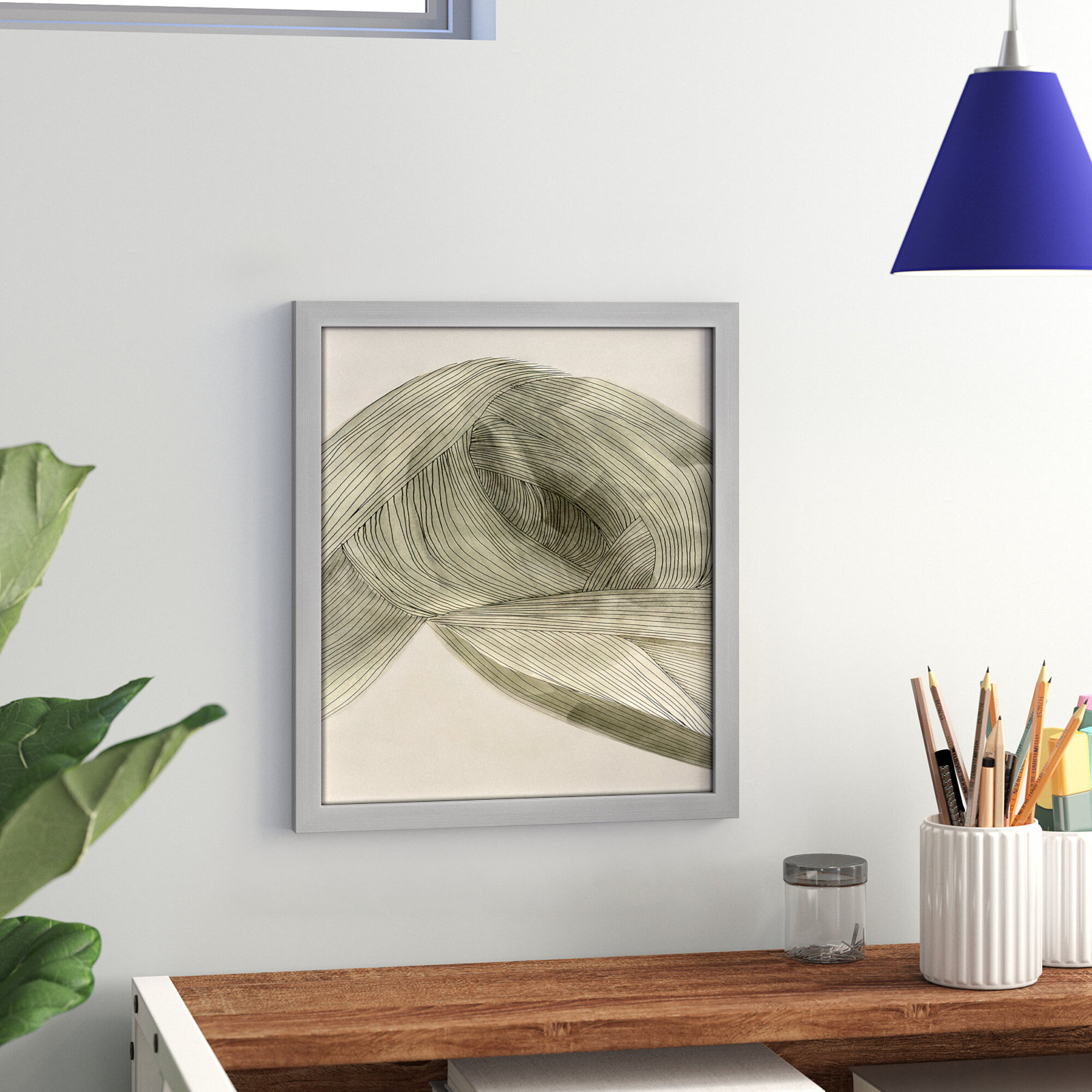 Dreaming In Pastel I, Matte Silver, 15" H x 13" W x 0.75" D
