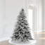 Sapin de Noël blanc givré-2030673567