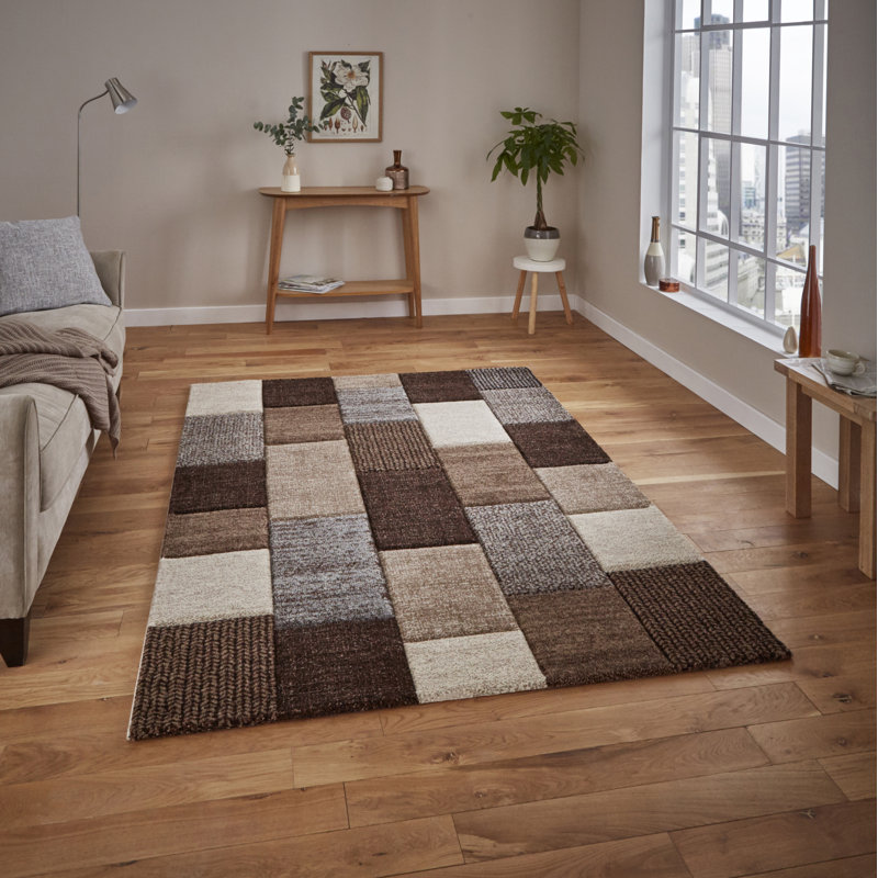 Brooklyn area rug Machine Woven Rectangle Beige/Grey, Rectangle 120 x 170cm