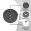 CASAINC Maple 17'' Concrete Circular Bathroom Sink-86669231