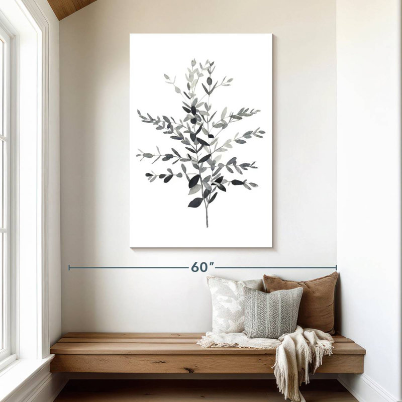 Harnek Paynes Gray Botanicals II, H 48 po x l 32 po