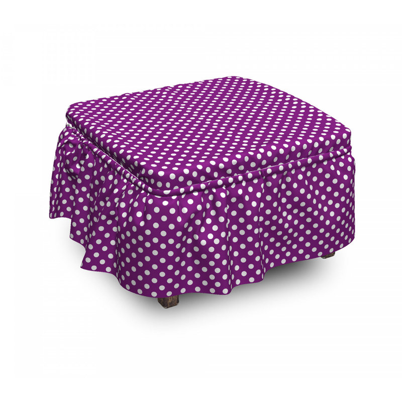 Box Cushion Ottoman Slipcover