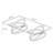 Rectangle Tempered Glass Coffee Table-1967325098