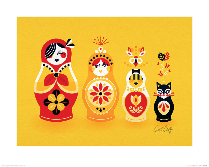 Cat Coquillette - Print, 50cm H x 40cm W x 0.001cm D, Paper