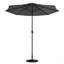 Aiso 3m Traditional Parasol with LED Light-129218241