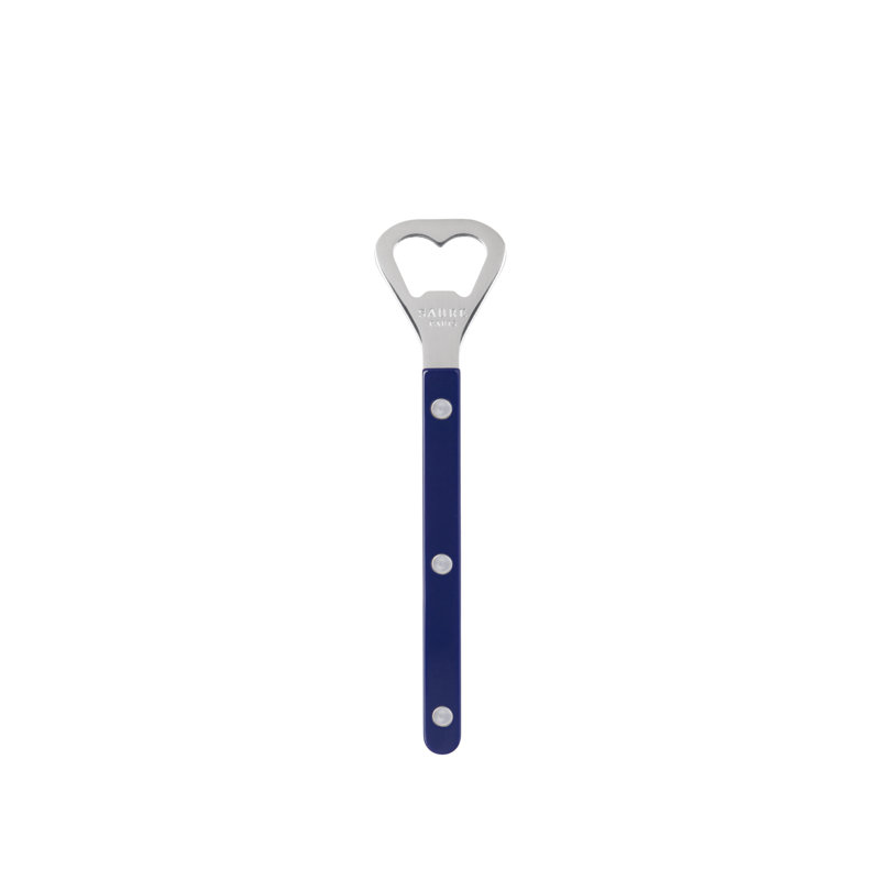 Bistrot Solid Stainless Steel Corkscrew, Navy Blue
