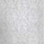 Papier peint damassé victorienne texturée en relief blanc cassé crème et blanc cassé