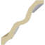 Moulure couronnée Cornelia H 3 1/2 po x P 3 3/8 po x P 4 3/4 po x L 94 1/2 po (répétition 3 1/4 po)