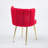Modern dining chair set of 2 with iron tube legs-756516430