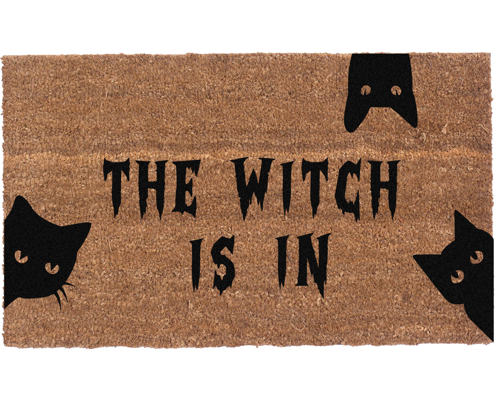 Donaho Non-Slip Halloween Outdoor Doormat, 18" W x 30" L