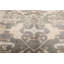 Tapis Oushak en laine, noué à la main, gris ivoire, style Arts & Crafts, 2,49 m x 3,02 m