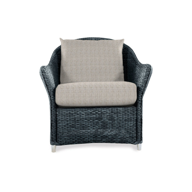 Weekend Retreat Outdoor Lounge Chair, Sandberg Dove, Pewter
