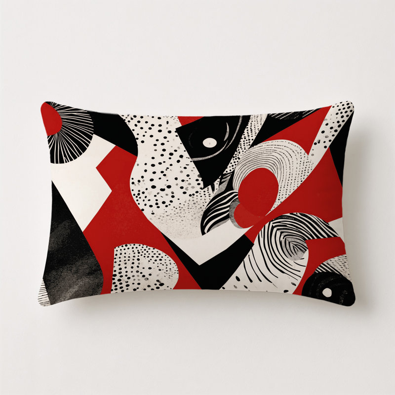 Celestial Blaze Indoor And Outdoor Throw Pillow, Rectangle 20"H x 14"W