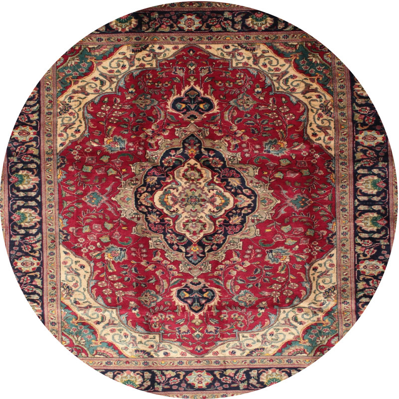 Oriental Indoor Rug, Round 7'
