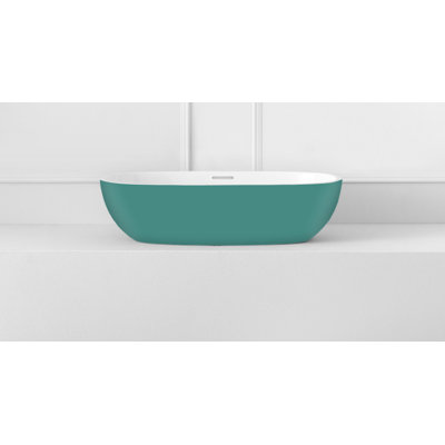 Victoria + Albert Barcelona 13 " Oval Bathroom Sink and Overflow Hole