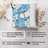 Floral Winter Blue Flowers II Shabby Elegance-99600800
