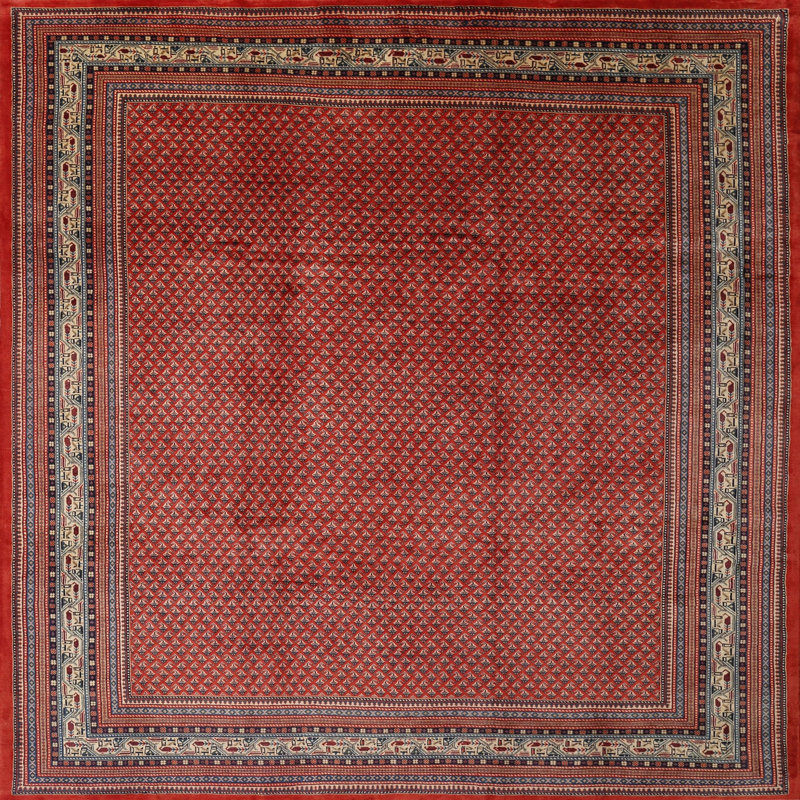 Glenford Southwestern Indoor Rug, Round 6'