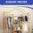 4-Tier Wardrobe Rack – Spacious Hanging & Shelving Storage Solution-480073103