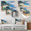 «Blue Green Italian Beachside Escape», art mural plage-1752999399-1752999397