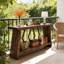 Console de style industriel extra-longue
