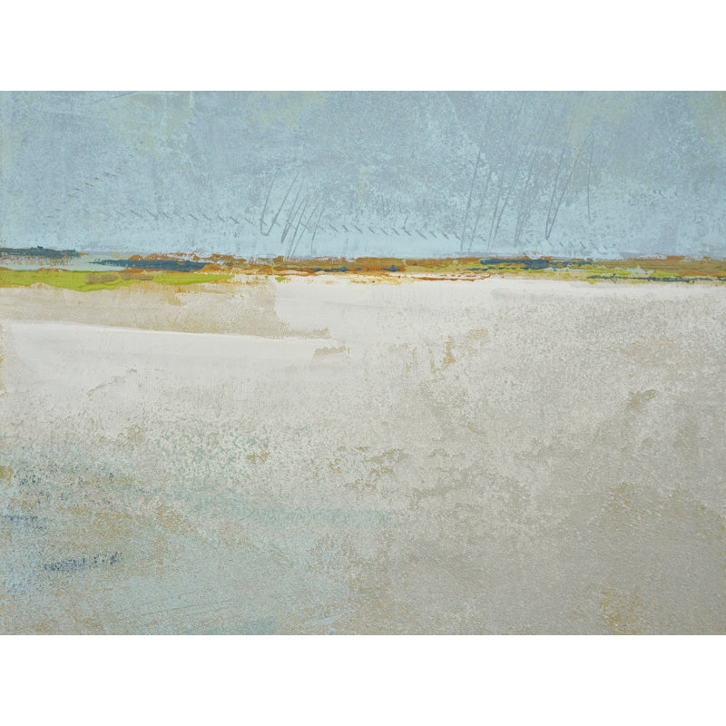 Alabaster Sands Print by Victoria Primicias, Black Framed Paper, 25.2" H x 31.2" W