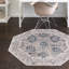 Tapis gris / ivoire / bleu Weingartner-1065789483